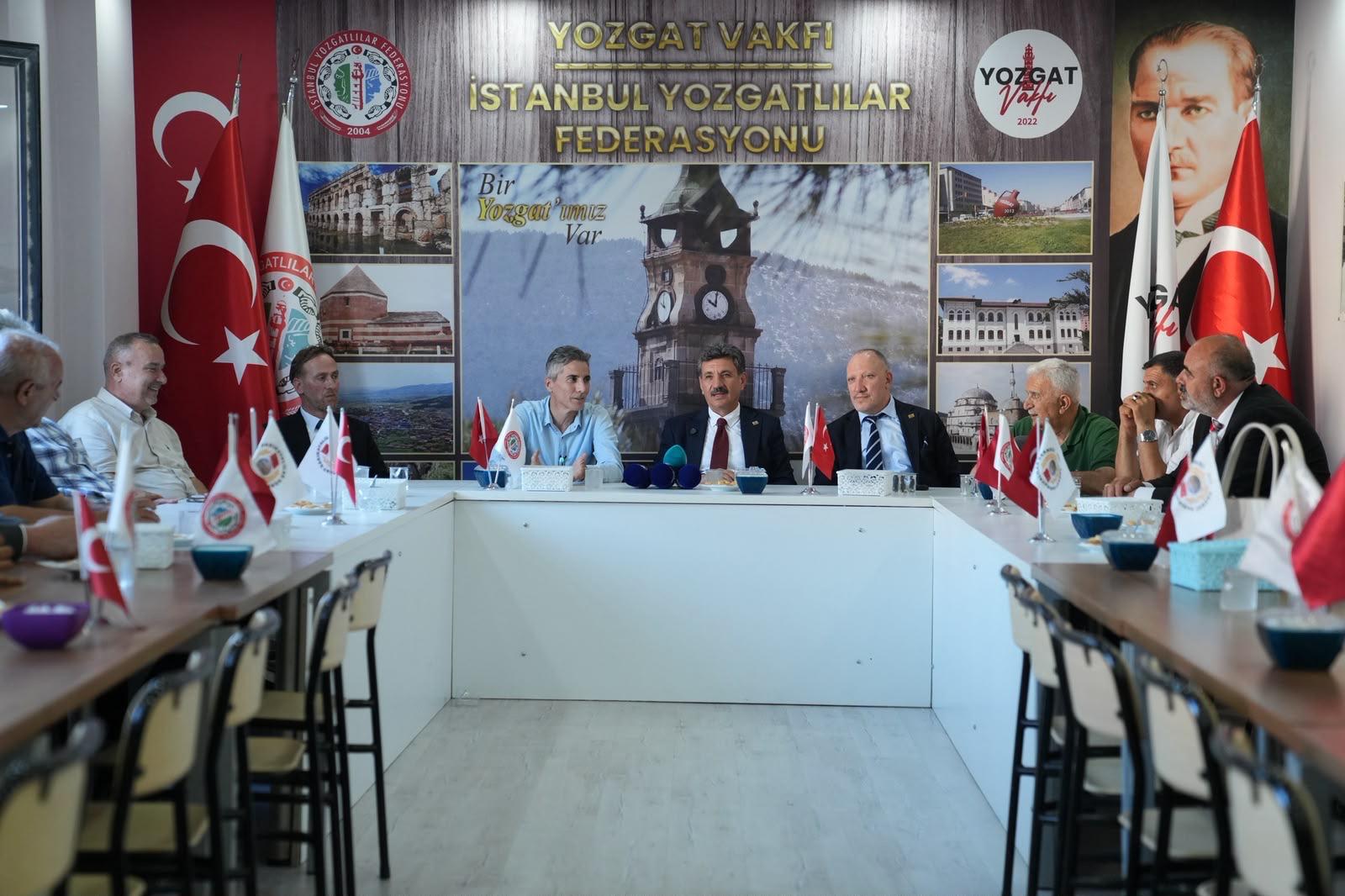 GENEL BAŞKANIMIZ SAYIN FERHAT YILMAZ’LA BİRLİKTE İSTANBUL YOZGATLILAR FEDERASYONU’NU ZİYARET ETTİK